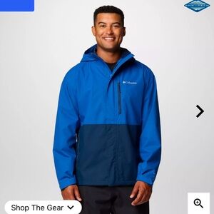 NWT Columbia Men's Hikebound™ II Waterproof Jacket, 1X